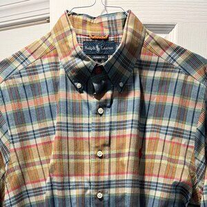Polo Ralph Lauren Men's Madras Plaid Shirt